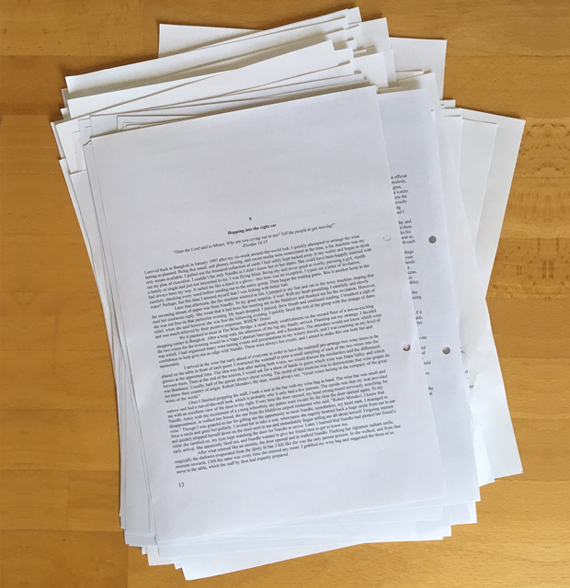 Memoir Manuscript Memoir Manuscript